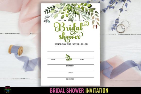 Download Bridal Shower Party Invitations Template - Template Collection