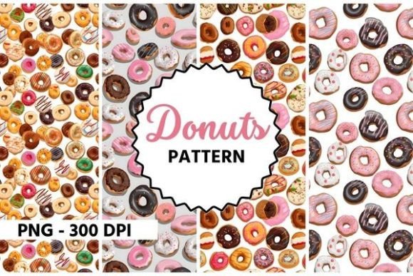 Download Cute Donuts Pattern - Cute Collection