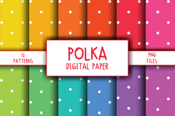 Download Polka Pattern Digital Paper - Polka pattern Collection