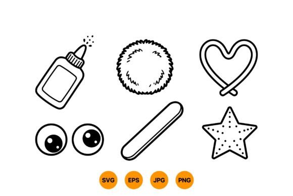 Download Cute Craft Supplies Clipart - Cute Collection
