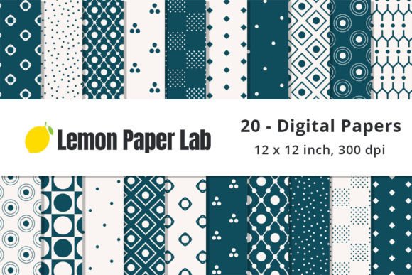 Download Blue Polka Dot Digital Paper Patterns - Polka dot digital paper Collection