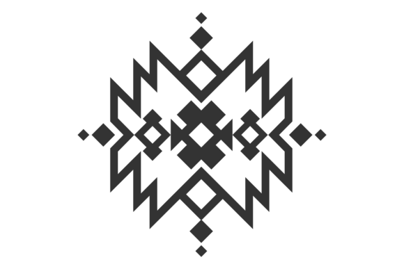 Download Folk Textile Pattern Element. Tribal Ind - Textile Collection