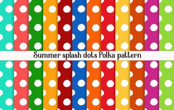 Download Summer Splash Dots Polka Pattern - Polka pattern Collection