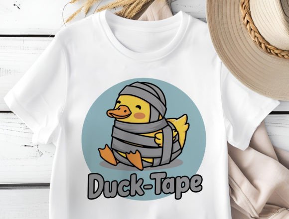Download Funny Duck Tape Pun Png, Cute Duck Wrapp - Cute Collection