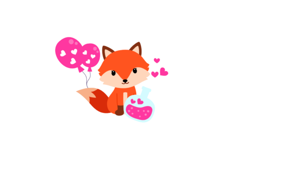 Download Baby Fox Cute Valentine &amp; Love Potion - Cute Collection