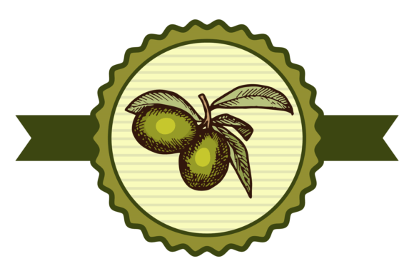 Download Olive Oil Round Tag Template. Organic Ve - Template Collection