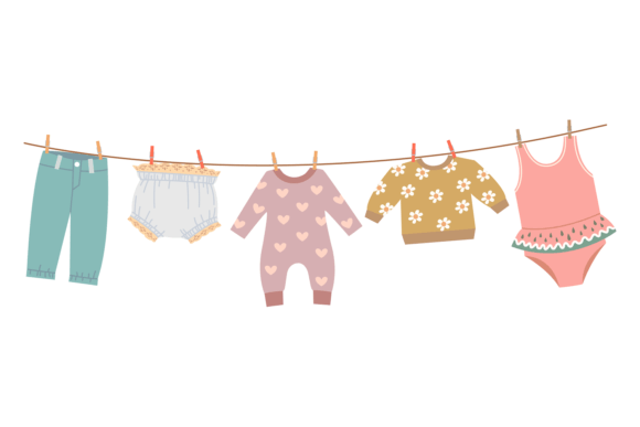 Download Toddler Clothes Drying. Child Textile Ha - Textile Collection