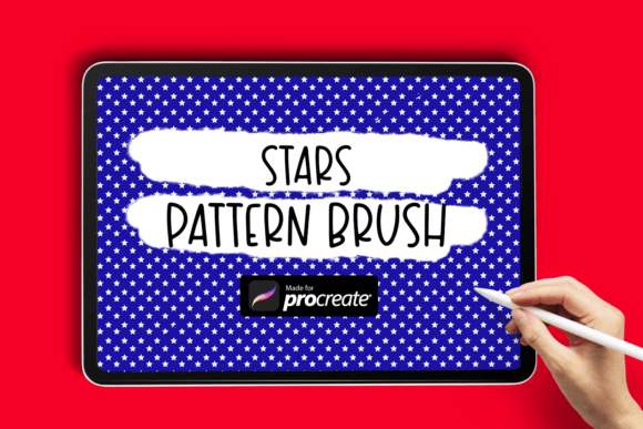 Download Stars Polka Pattern Brush Procreate - Polka pattern Collection